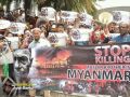 مظاهرة للروهنجيين في كوالالمبور أمام سفارة ميانمار