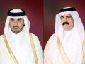 أمير قطر حمد بن خليفة يسلم السلطة إلى ابنه ولي العهد تميم بن حمد