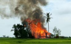 حرائق جديدة تشتعل في قرى مسلمي الروهينجا في ميانمار