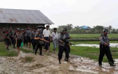 Army arrest and detain a Rohingya youth
