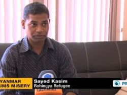 تقرير مرئي في قناة (Press TV) تظهر هجرة آلاف الروهنجيا من أراكان