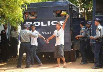 مثول عشرات الطلبة الناشطين أمام القضاء في ميانمار