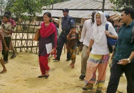 UNHCR visits Rohingya refugee camp