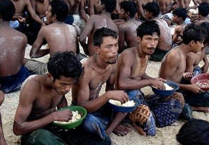 126 famished Rohingya refugees rescued from leaky boat
