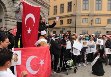 وقفة احتجاجية في السويد تنديدا بمجازر ميانمار ضد الروهنغيا