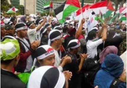 إندونيسيا :المسلمون يطالبون بإيقاف الوحشية الإسرائيلية ضد الفلسطينيين