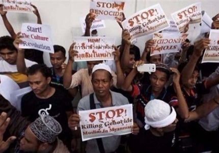 الآلاف يتظاهرون في ماليزيا احتجاجاً على المذابح الجماعية للمسلمين في ميانمار