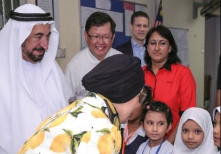 Sharjah Ruler and wife visit Rohingya refugees in Malaysia