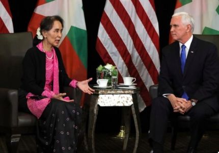 نائب الرئيس الأمريكي لزعيمة ميانمار: اضطهاد الروهينجا لا يغتفر