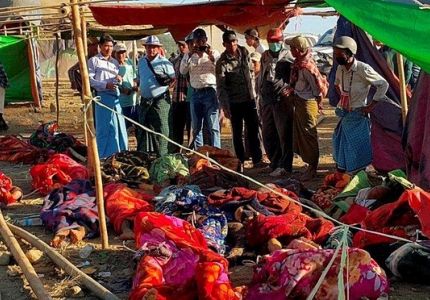 ارتفاع حصيلة ضحايا انهيار منجم فى بورما إلى 60 قتيلاً