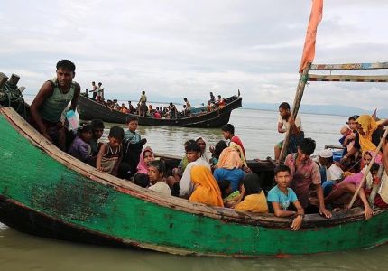 إنقاذ 119 من مسلمي الروهنغيا من الغرق بخليج البنغال